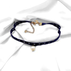 Pearl Lace Dog Collar Necklace